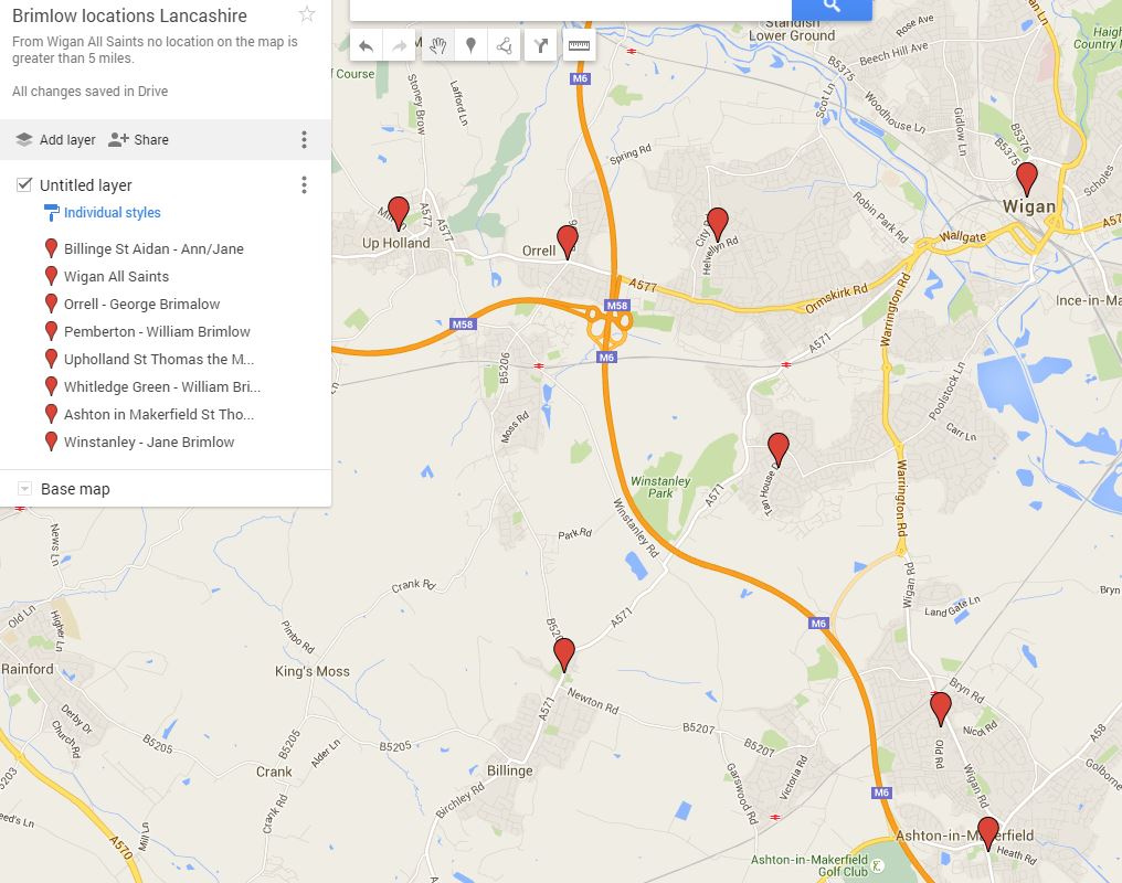 William locations 1800-1829 Lancashire